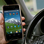 Listen in the car via mobile